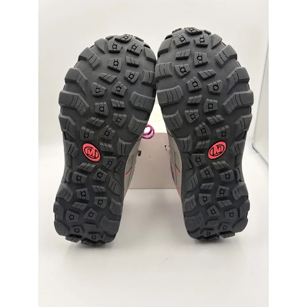 Merrell Moab FST Low Waterproof Hiking Shoes Purple Grey MK165033 Kids 4.5M